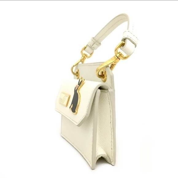 PRADA saffiano rabit bag charm - Picture 2 of 16
